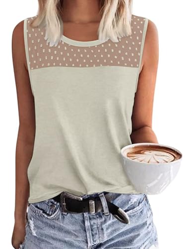 KISSMODA Womens Flora Print Tank Tops Ribbed Summer Shirt Sleeveless Summer Casual Women Blouses(S-3XL)