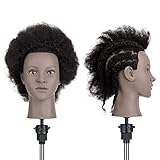 mannequin head with hair price in nigeria tolle Frisuren-Tools - 100% Echthaar, Flaches Eisen Wirklich gut, ideal für die Praxis beim Haarfärben, Begradigung. Bitte fühlen Sie sich frei zu flechten, zu kräuseln, zu drehen und zu waschen. Stellen Sie jedoch sicher, dass die Hitze nicht über 120 ° liegt und nicht zu häufig ist.