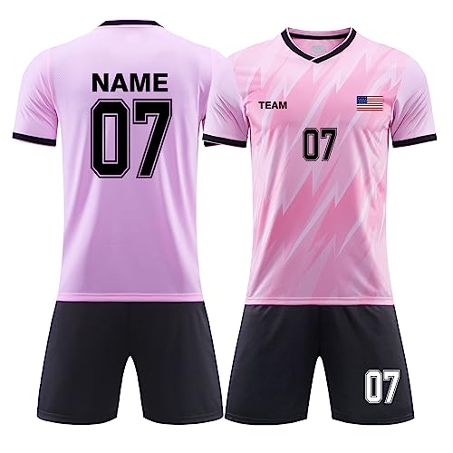 LAIFU Custom Soccer Jerseys for Men Women Customizable Soccer Jersey for Kids Adults
