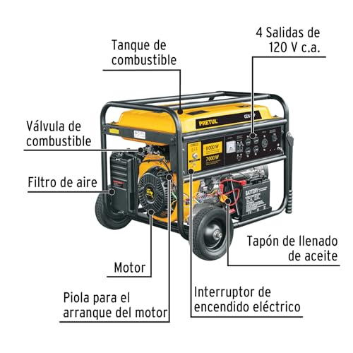 Planta de luz Pretul 800W 8 Imagen adicional