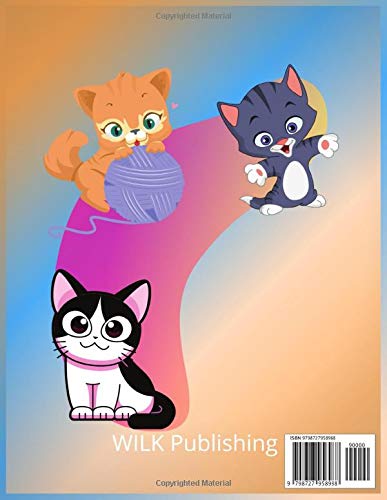 Cute Cat Coloring Pages: Funny, Adorable And Inspiring Cat Coloring Book For Kids Ages 4-8 image 3
