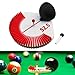 Snooker Aiming Trainer Billiard Training Aid Parts Billiard Aiming Tool Accessories for Beginners Practicing Billiards Club, 5 Degree