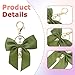 4 Pack Purse Charms Bow Keychain for Handbag, Cute Car Key Chain, Black Red White Green Bowknot Key Ring, Bag Charm Pendant for Girls