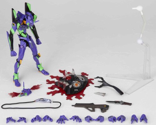 Revoltech Yamaguchi No.100 Evangelion Evolution EVA Unit 01 miniatura 5