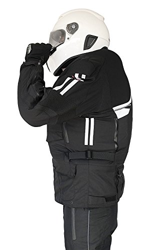 Helite Unisex-Adult Adventure Motorcycle Airbag Jacket (Black, Medium) #TOP2
