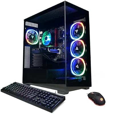 CyberpowerPC Gamer Xtreme VR Gaming PC, Intel Core Ultra 5 225F, GeForce RTX 5060 8GB, 32GB DDR5, 2TB PCIe 4.0 SSD, WiFi Ready & Windows 11 Home