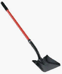 Corona Clipper Ss27020 Square-Point Shovel with 48-Inch Long Fiberglass Handle Shovels, Long Handle, Square Point, Steel