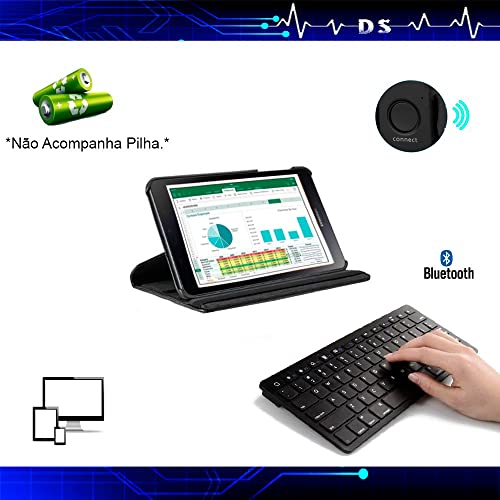 Capa Tablet Tab A7 Lite T225 + Teclado + Pen Caneta