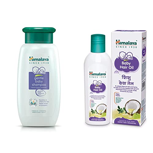 Image of Himalaya Baby Shampoo (400 ml) & Himalaya Baby Hair Oil 100 ml