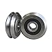 RM3ZZ RM3-2RS RM3 W3 Track Roller Bearing V Groove Guide Wheel 12x45.72x15.88mm Industrial Bearings Gears(2RS NBR Seals)