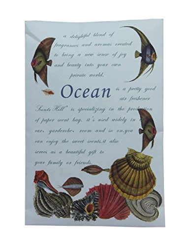 Scented Sachet Packets for Closets,Lot of 8 (Ocean)