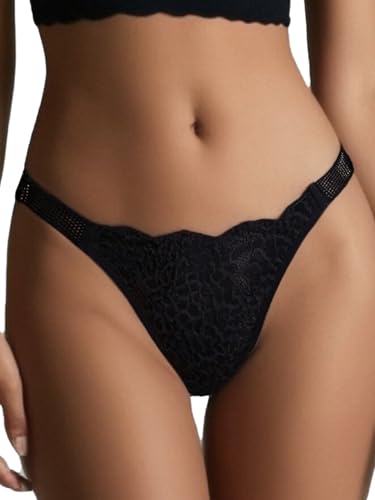 Lace Thongs for Women Cotton Womens Underwear Pack Sexy Underwear T Back Stretch Womens Thongs Underwear 12 Pack4