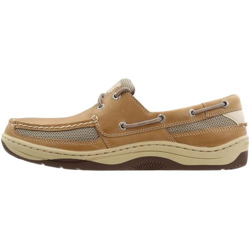 Sperry Men's, Tarpon 2-Eye Boat Shoes Linen 9 W Tan/Beige4