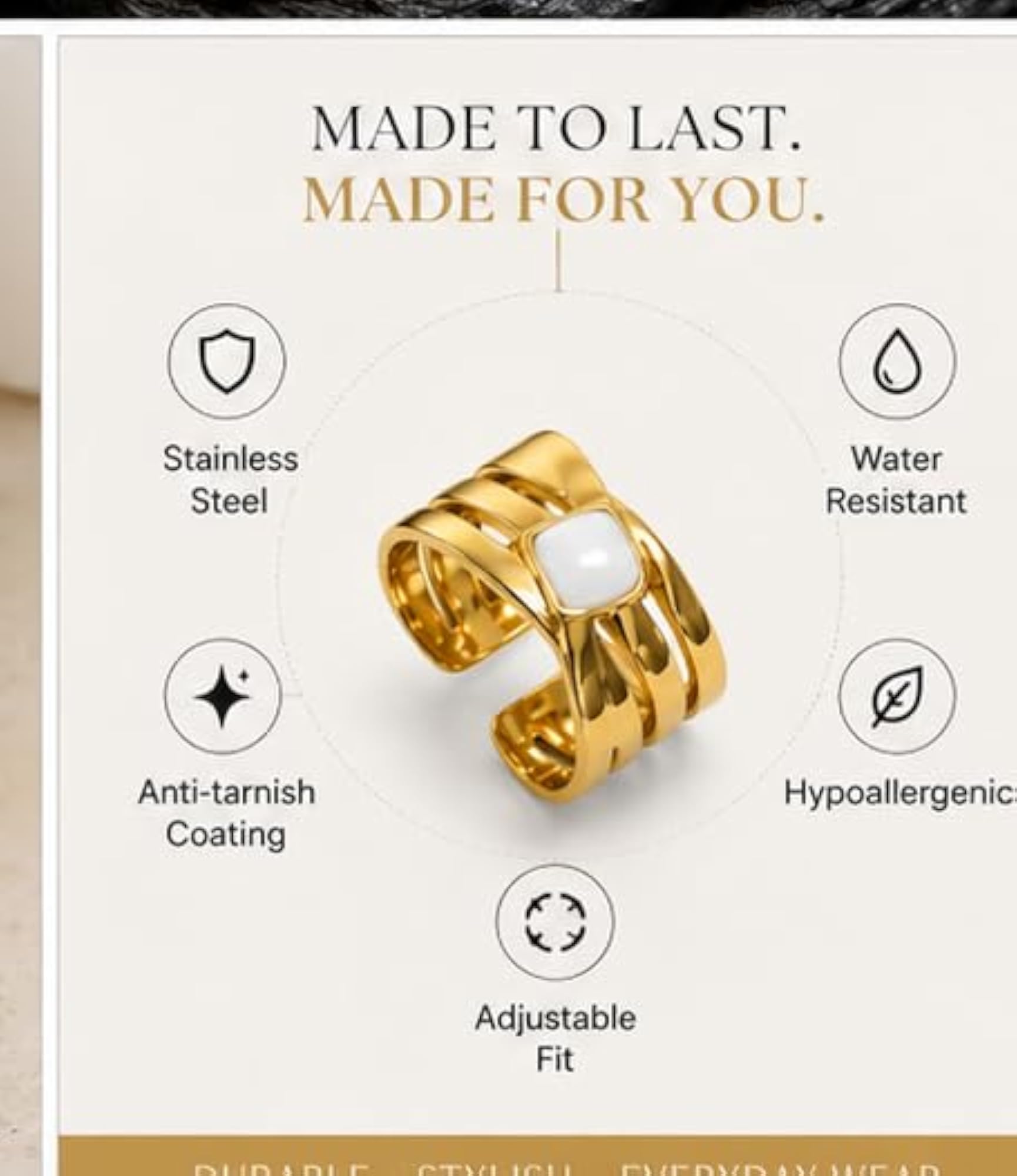 Stylish Finger Ring, Everyday Accessory