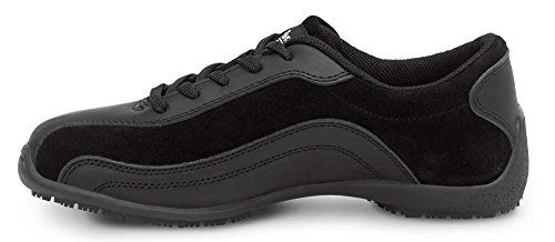 Sr Max Malibu, Women's, Black, Athletic Style Slip Resistant Soft Toe Work Shoe (7.5 M) #TOP1