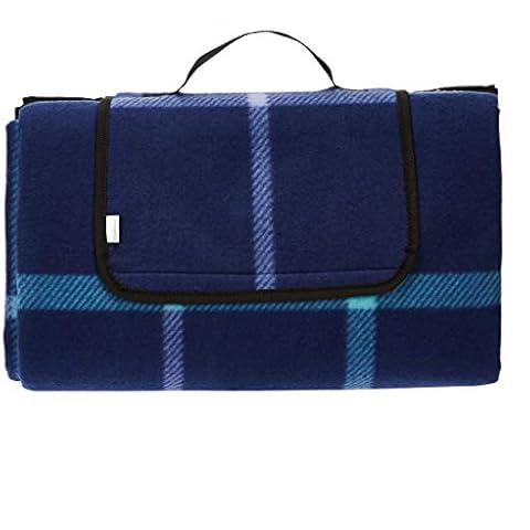 Amazon Basics Picnic Blanket with Waterproof Backing Cover