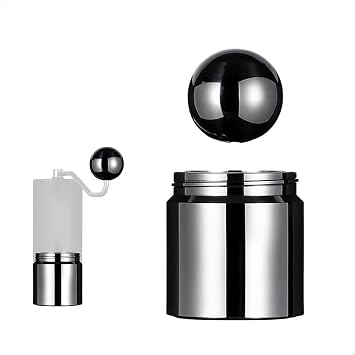 watchget Stainless Steel Coffee Dosing Cup and Handle Set Compatible with Comandante C40 C60 Coffee Manual Grinder Ball-Grip and Container Hand Espresso Grinder Accessories