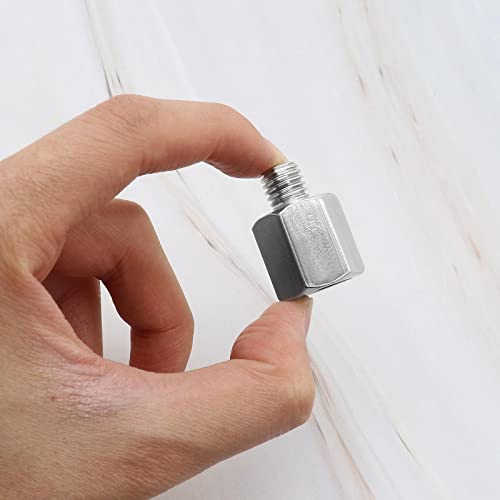 ECSiNG M14 Innengewinde auf M10 Außengewinde Adapter für Winkelschleifer Polierer Bohrer Schnittstelle Anschluss Konverter Adapter Elektrowerkzeug Zubehör Kohlenstoffstahl