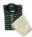 RC FASHIONS Men's Embroidered Sequined Kurta with White Pyjama Set Indian Traditional Party Wear Outfit (Green Lines, L)