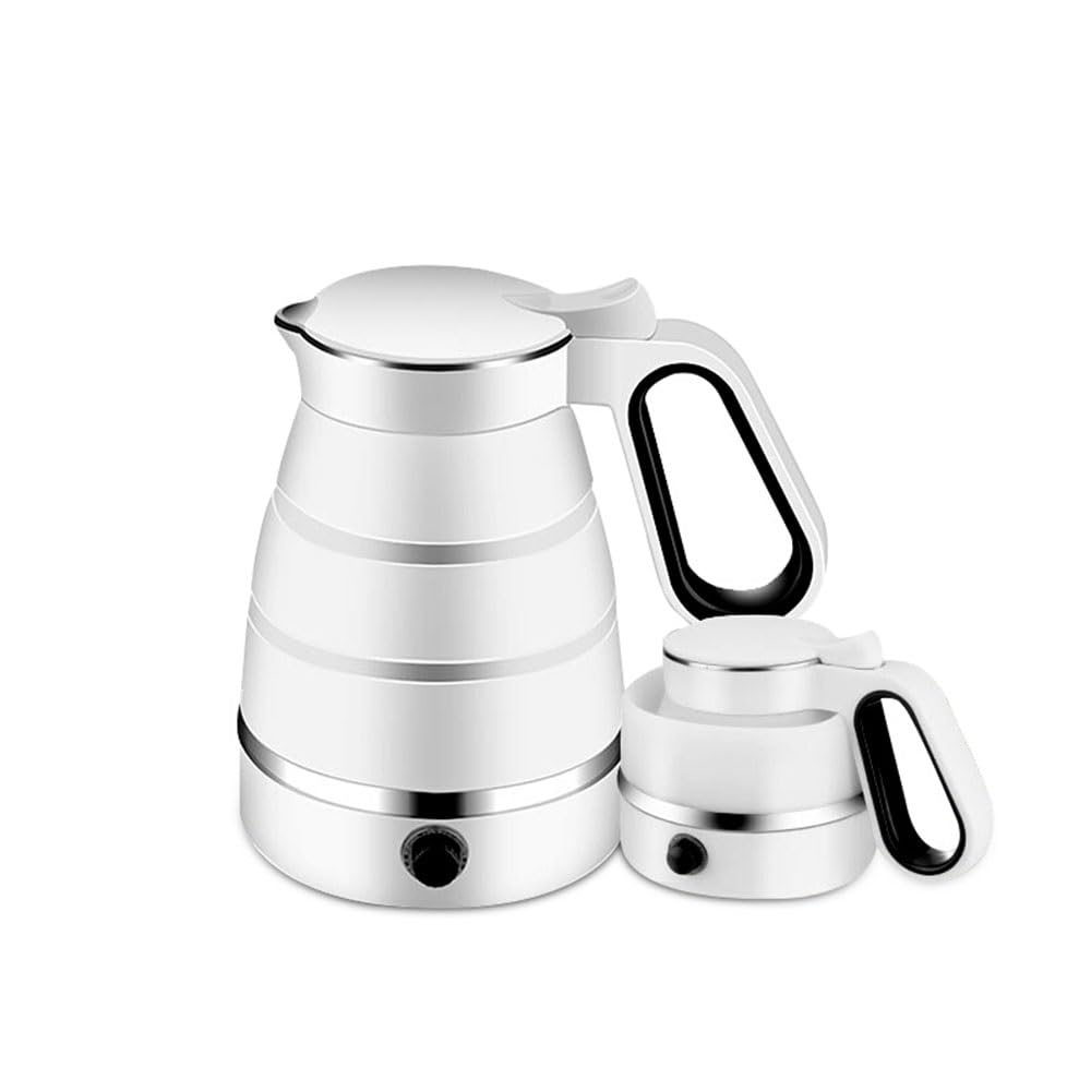 Bouilloire électrique de voyage pliable en silicone portable eau bouillante rapide 0,6L