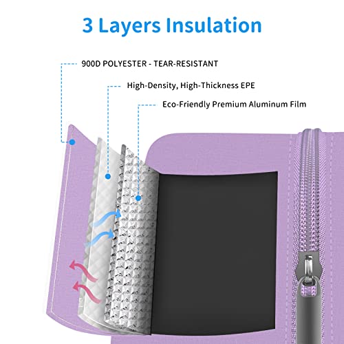 Dalinda Lunch Bag Lunch Box For Women Men Reusable Insulated Lunch Tote Bag,Leakproof Thermal Cooler Sack Food Handbags Case High Capacity Fortravel Work School Picnic #TOP2