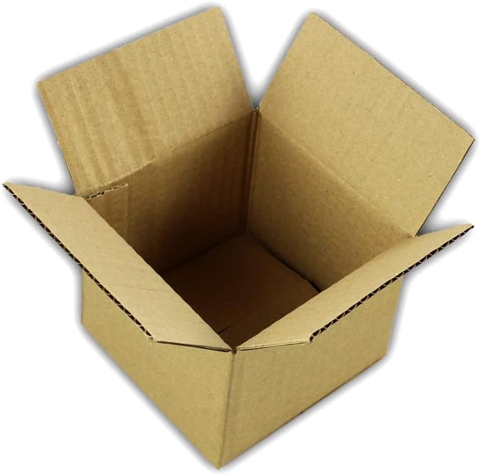 EcoSwift 200 4x4x3 Corrugated Cardboard Packing Boxes Mailing Moving Shipping Box Cartons