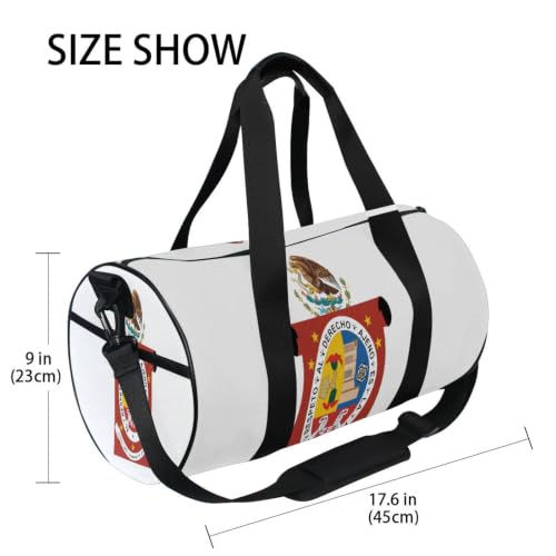 Bolsa de gimnasio ligera con bolsillo interior y diseño exclusivo de Oaxaca unisex 4
