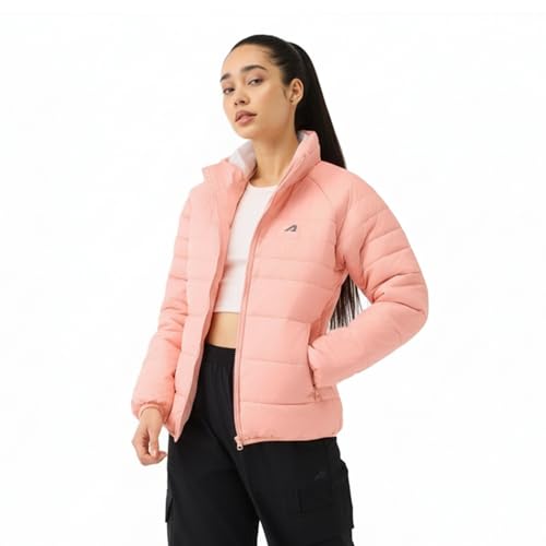 Image of Boldfit jacket for woman puffer winter jacket for woman standard length jackets for women stylish latest hooded winter wear jackets for women cozy jerkins for ladies