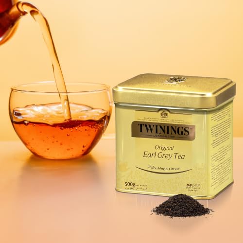 Image of Twinings Earl Grey Loose Leaf Black Tea with Bergamot, 17.64 oz Tin(1 Pack)