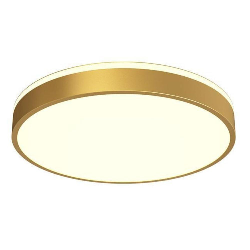 Plafón LED de techo moderno con diseño delgado y regulación de tres colores para salón