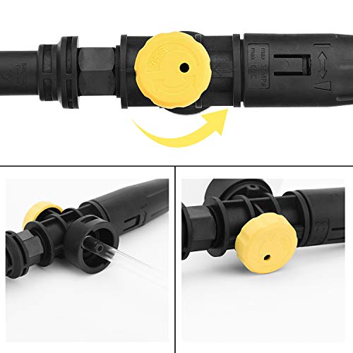 Canon à mousse Kärcher avec buse réglable pour un nettoyage de vitres parfait
