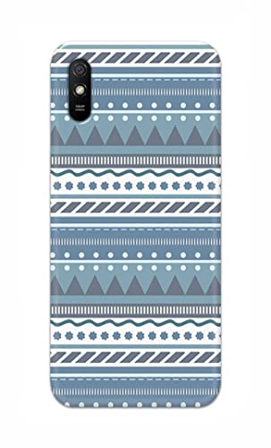 Image of Printed Hard Back Cover Case for Mi Redmi 9i | Mi Redmi 9i Sport Back Cover (Seamless Geometric Tribal Pattern) -1803