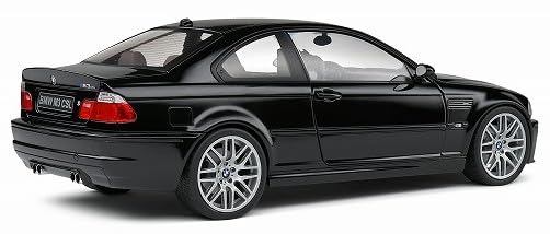 Amazon | SOLIDO 1/18 BMW E46 M3 CSL 2003 ブラック 完成品ダイ