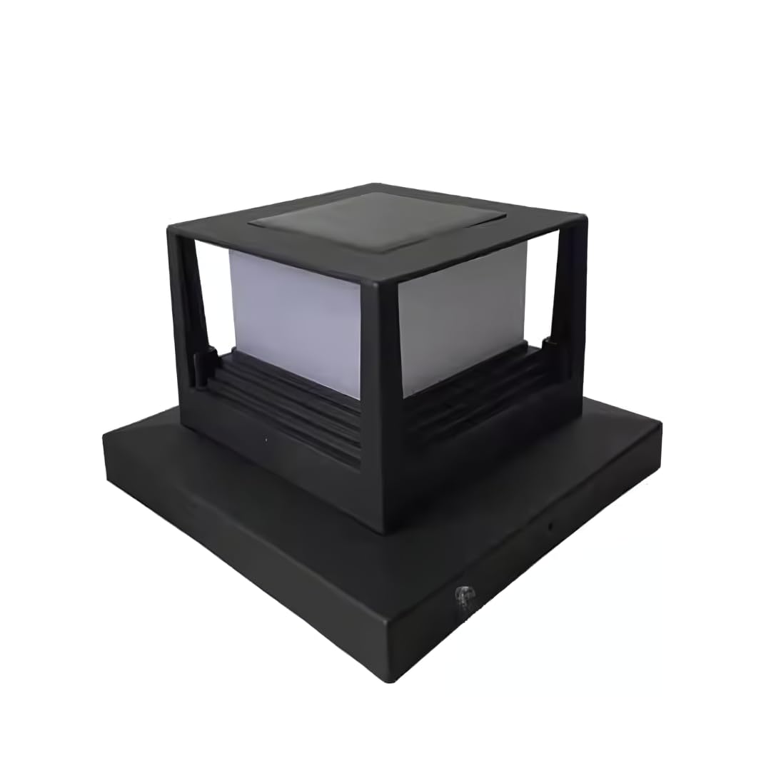 Eleven Orchids - Solar Gate Light 5W Panel - Automatic Dusk-to-Dawn Illumination for Gates, Gardens, and Outdoor Spaces | Outdoor Light | Fully Automatic and 100% Waterproof | ABS Plastic (1pc) (B0D2BMP8LG) Amazon Price History, Amazon Price Tracker