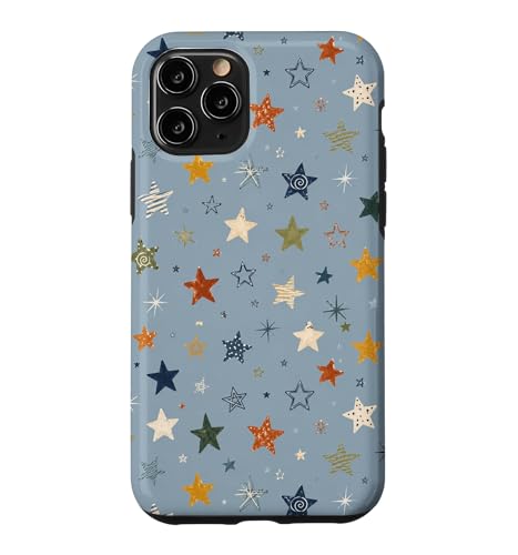 Cute Star Pattern Celestial Aesthetic Cosmic Art �X�}�z�P�[�X iPhone 11 Pro �p