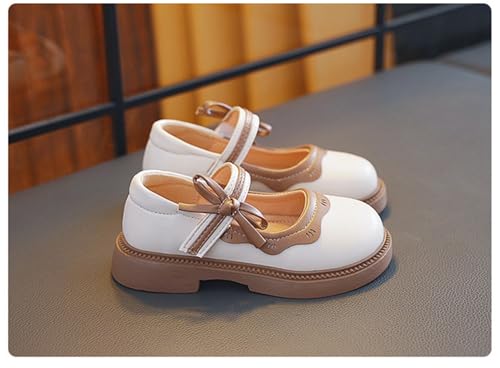 Girl's Mary Jane School Uniform Shoes Princess Wedding Party Flower Girls Flats Shoes3