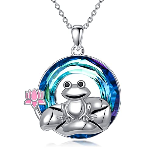 Collier grenouille argent 925 YAFEINI idée cadeau femme unique