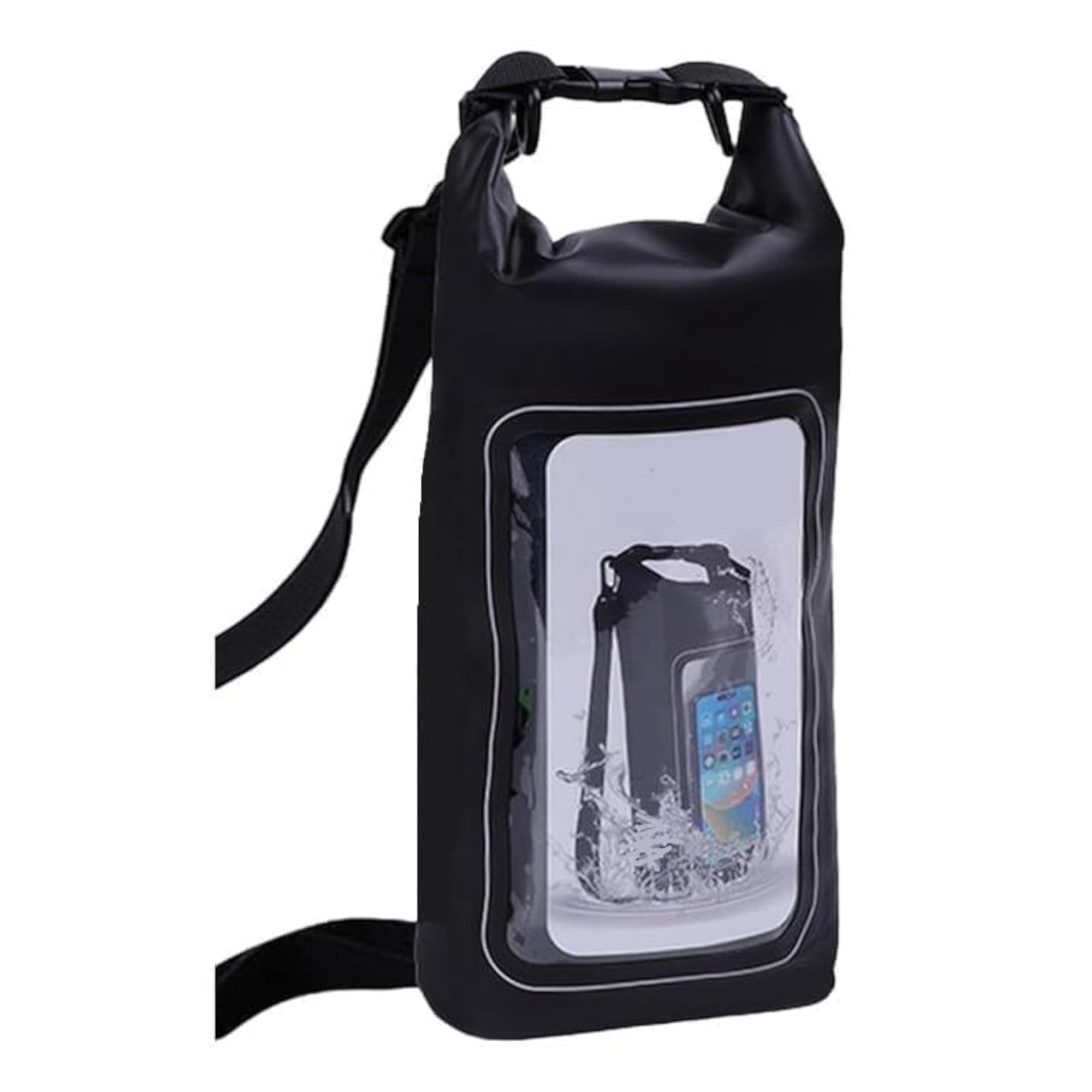 Waterproof Dry Bag with Transparent Phone Case, Floating Sack