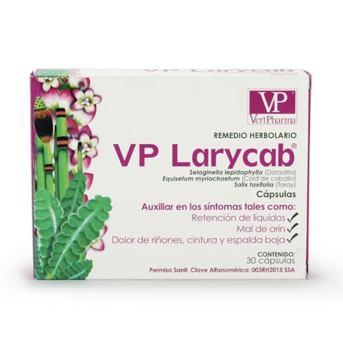 Suplementos, Wine VP Larycab, Cuida tus riñones, Remedio herbolario, Retención de líquidos, Mal de orín, Dolor de riñones, cintura y espalda baja