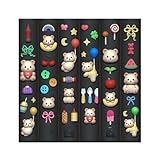 Créez des breloques précises en forme d'animaux avec ce moule en silicone pour nail art, avec d'adorables motifs de dessins animés pour une manucure et une durabilité durable