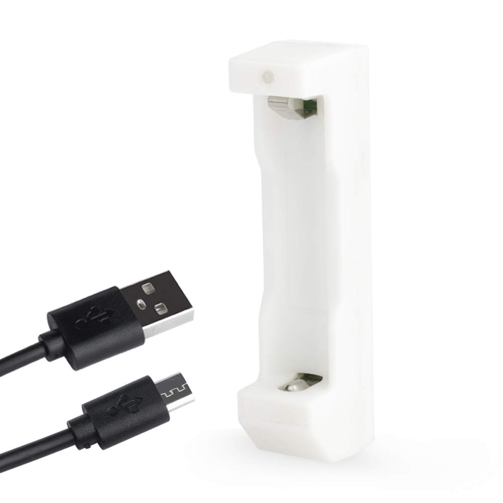 JAXMAN USB Smart Battery Charger 5V 1A for 18650 Rechargeable Battery (Not Battery)