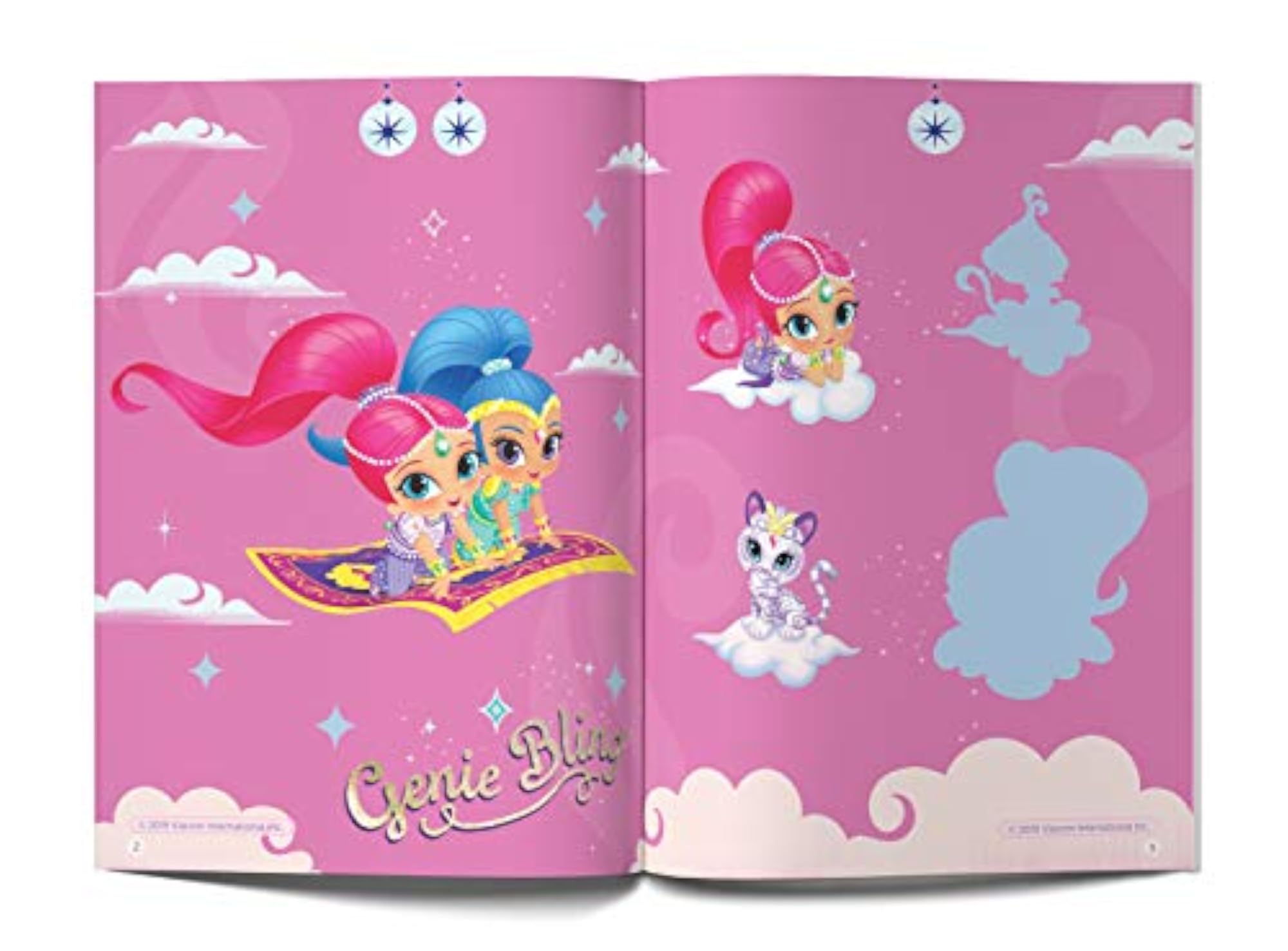 Twinsies - Sticker Book For (Shimmer And Shine), Children's Book