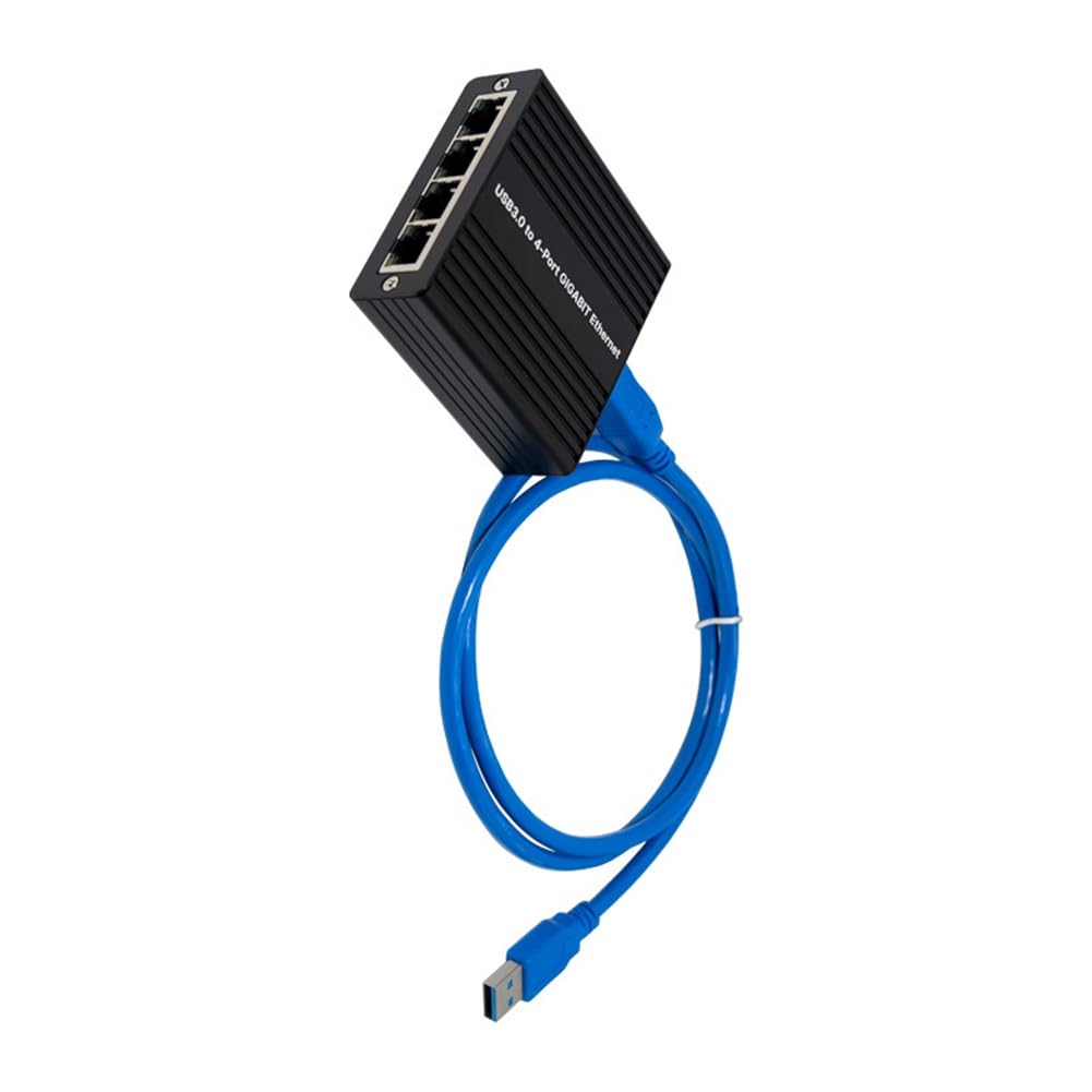 USB3.0 à 4 Ports LAN Gigabit Ethernet Adaptateur USB ST7491 RTL8153 Carte Réseau pour Le RJ45