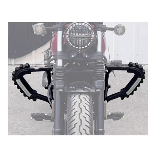 Barre protection moteur CLC 250 double tête anti-collision noire