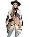 HOLDINA Women's Winter Shawl Wrap for Women–Warm Ponchos with Tassels,Christmas Gift for Mom & Older Women