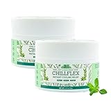 2PC Chillflex Instant Cooling Relief Cream, Instant Cooling Creams, Soothing Herbal Menthol Gel, For Joint Activities Throughout The Body