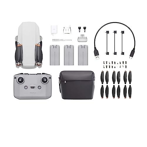 Mini 2 RC Drone Fly More Combo con cámara de zoom digital 4K GPS 10KM 720p Distancia de transmisión de video Quadcopte (Color : Combo with 128G)