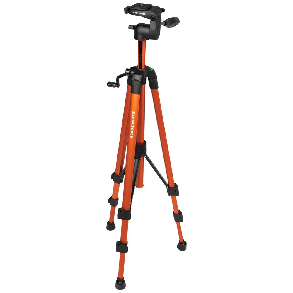 Klein Tools 69345 Tripod Flexible Tripod with Mount Lightweight Aluminum Compatible with Klein Tools Laser Levels and other