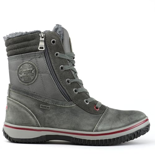 Image of PAJAR Men's Trooper 2.0 Nubuck Waterproof Lace-up Zip Winter Boots Snow