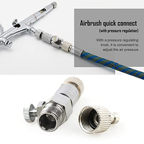 Hsthe Sea 5 pcs Airbrush Adapter Set,Airbrush Quick Release Disconnect - Image 4